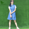 Fuloo Denim Dress In Blue For Women - Fashion | One Piece For Women | Women'S Wear | Denim Dress For Women |. 