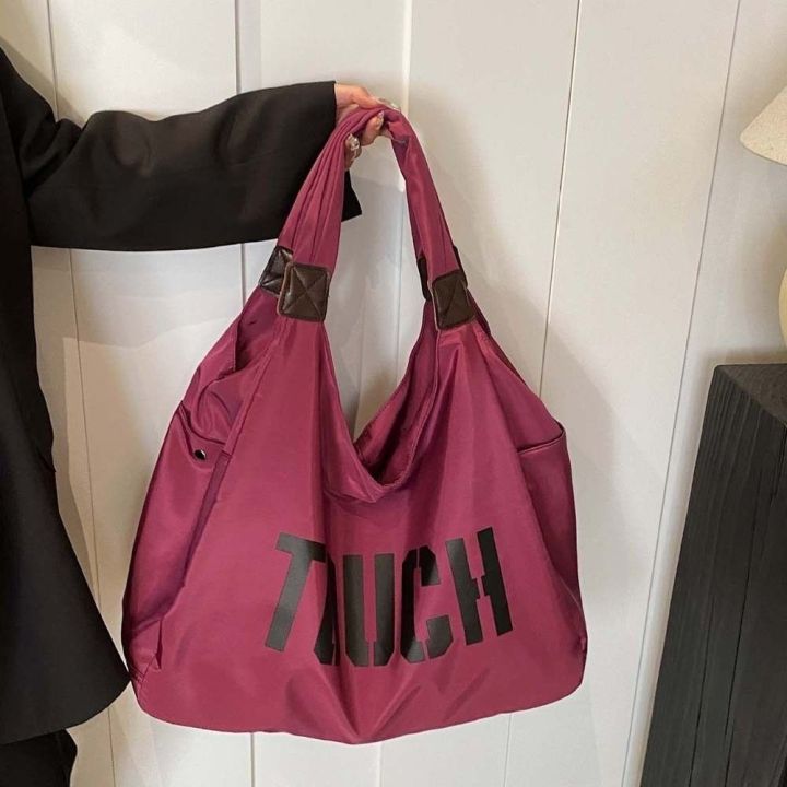 Versatile%20Multi-functional%20Oxford%20Cloth%20Big%20Tote%20Cloth%20Portable%20Solid%20Color%20Shoulder%20Bag%20Anti-splash%20Water%20Commuting%20Handbag%20Large%20Capacity%20Mommy%20Bag%20School%20-%20Image%207