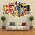 One Piece Anime Strawhat Crew Panel Wall Hang Canvas Art Print With Wooden Frame by Suva Trades. 