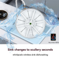 JAERBEE Ultrasonic Dish Washer Portable Mini Turbo Dishwasher, Vegetable Washing Machine Household Sink Dishwasher Device B. 