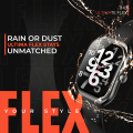 (New Launch) Ultima Watch Flex Smartwatch, 2.01 inch HD Display, Advanced SingleSync Bluetooth Calling, 24/7 health tracking, 100+ sports modes, SOS, IP67 Water-resistant smart watch. 