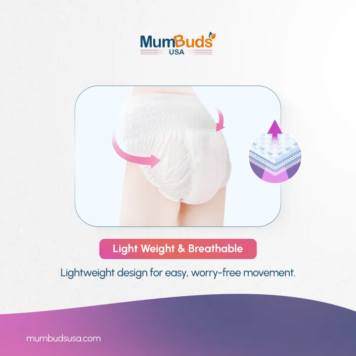 MumBuds%20Disposable%20Period%20Panty%20M/L%20660%20mm%20(60%E2%80%93105%20cm)%203%20Pcs%20%7C%20Super%20Absorbent,%20Breathable,%20Lightweight,%20Leak%20Protection%20&%20Individually%20Packed%20-%20Image%202