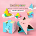 Cubing Classroom Corner Triangle Pyramid Puzzle Macaroon JinZiTa Magic Cubes Kids Children Educational Toys Cube Puzzle. 