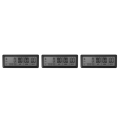 3X Big Digital Countdown Days Timer Clock - 999 Days Count Down Clock Timer for Graduation Lab Kitchen (Black). 