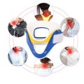4 Levels Neck Collar Cervical Traction Therapy Support Brace Adjustable Stretcher Protection Body Massager. 