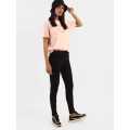 LEVI'S 710 Super Skinny Mid Rise Black Jeans For Women 21325-0233. 