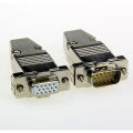 Vga Welding Connector Db15 Male Plug / Female Socket Metal Kit 3 Rows 15 Pin Serial Port Connector D-Sub15 Adapters. 
