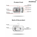 Zhulu2025 Fridge Thermometer with Hook Anti-Humidity Refrigerator Freezer Luxury Electric Digital Thermometer Temperature Monitor LCD Displays. 