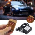 Portable 12V Car Light Controller with Remote Control Universal Wireless Strobe Control Module Easy To Use 16 Modes DRL Flash Controller System For Car Motorcycle Strobe Control. 