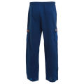 Blue Cotton Back Pocket Design Pants  For Men. 
