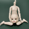 1/6 B Makeup Doll Head 30CM Doll JD Doll Mechanical Joint Body Naked Doll Kids Girl Doll Toy Gift. 