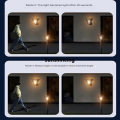 1~2Pack Solar Lights Outdoor 2IN1 Waterproof LED Tungsten Light Bulb Motion Sensor Wall Lamp for Garden Decoration Lawn Camping. 