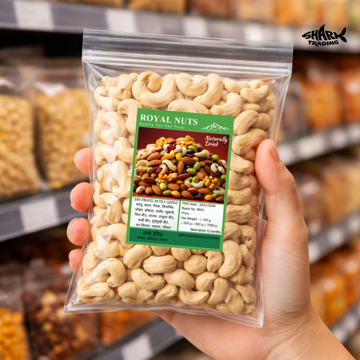 Premium Cashew Nuts Kaju 100% Natural Fresh Crunchy Dry Fruits | Daraz ...