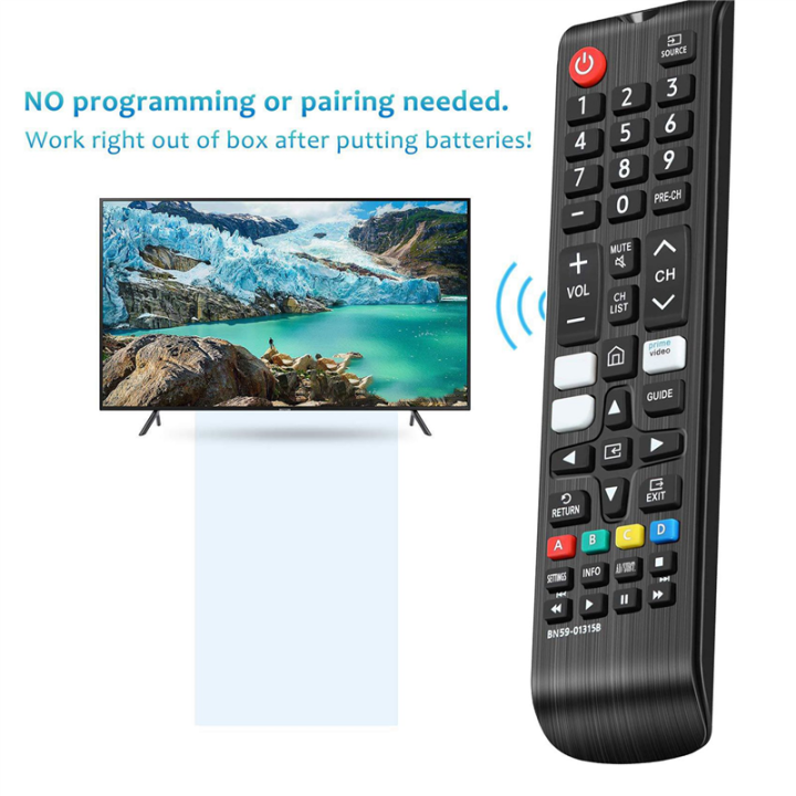 3X%20BN59-01315B%20Remote%20Control%20Replacement%20Smart%20TV%20UE43RU7105%20UE50RU7179%20with%20Prime%20Video%20-%20Image%202