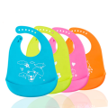 Silicone Washable Newborn Dining Scarf Baby Bib with Food Catcher for Feeding. 