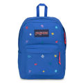 Jansport SuperBreak Plus FX Backpack Kidcore Charms. 
