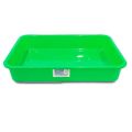 Plastic Blue Rectangular Utility Tray Fruit & Vegetable Basket - Small. 
