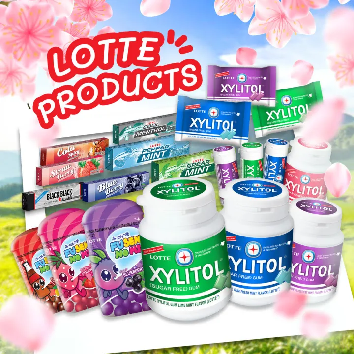 LOTTE%20Xylitol%20Sugar%20Free%20Lime%20Mint%20Chewing%20Gum%20(Pillow%20Pack)%20(11.6g)%20-%20Image%203
