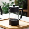 French Press Coffee Maker 1 Litre Glass Coffee Press Coffee Maker for Home Travel Camping (Black, 1000 Ml (5 Cups)). 