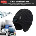 Wireless Bluetooth Music Hat Outdoor Velvet wool hat Headphone Winter Warm Beanie Speaker Removable Cap For Riding Cycling Run. 
