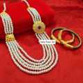 24k Gold Plated Pasni Set With Bangals For Baby(2piece). 
