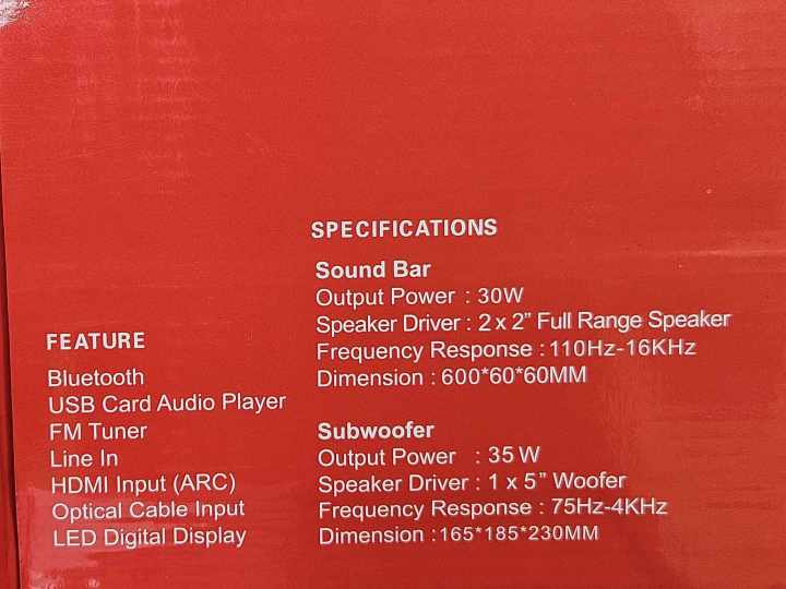 Osaka%2065%20Watt%202.1%20Bluetooth%20Soundbar%20With%20Subwoofer,%20Remote%20-%20Image%207