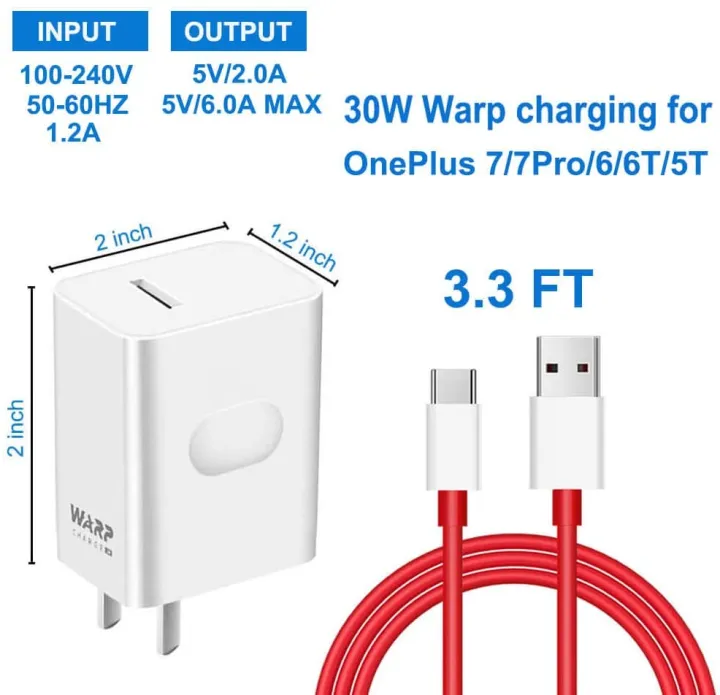 30%20Watt%20Fast%20Wrap%20Charger%20with%20USB%20Type-C%20Cable%20Wall%20Power%20Adapter%20For%20OnePlus%20Mobile%20-%20Image%203