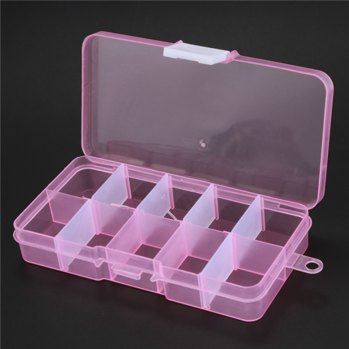 (GGBR)%20Pack%20of%2012Pcs%20Plastic%20Jewelry%20Box%20Organizer%20Storage%20Container%20with%20Adjustable%20Dividers%2015%20Grids%20-%20Image%204