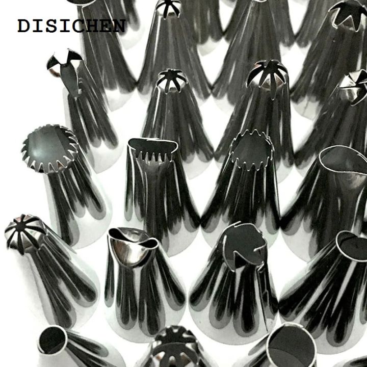 DISICHEN%20%E3%80%902025%20Version%E3%80%91%2024-48Pcs/Set%20Pastry%20Nozzle%20Stainless%20Steel%20Icing%20Piping%20Nozzles%20DIY%20Cake%20Fondant%20Cream%20Decorating%20Supplies%20Kitchen%20Bakery%20Tools%20-%20Image%204