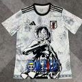 Summer Dragon Ball Goku Vegeta One Piece Collaboration Limited Edition Soccer Jersey Anime Fan Collectible. 