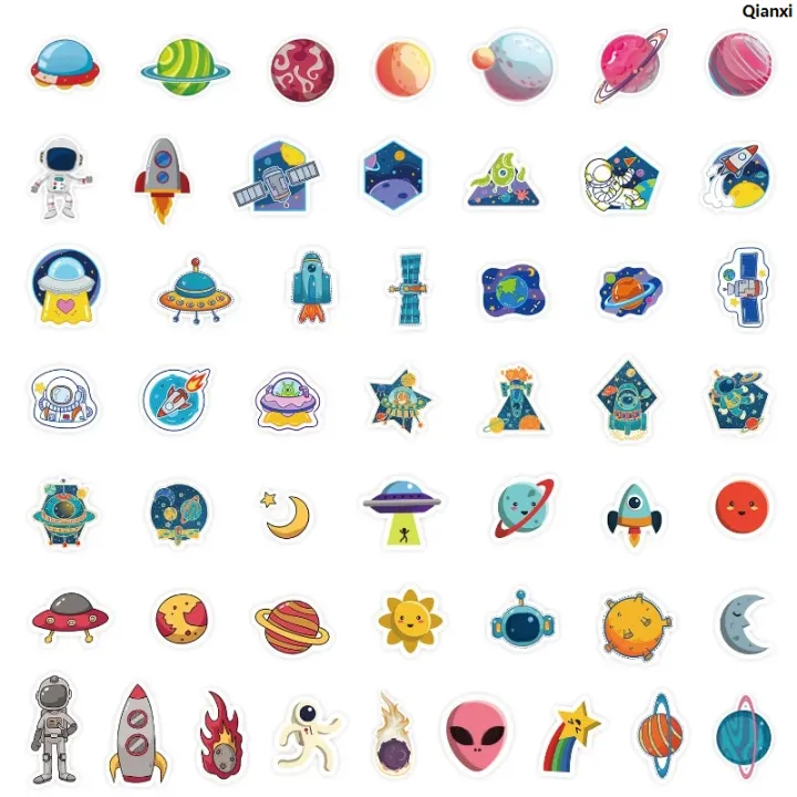 QianxiBargain%20price%2050PCS%20Kawaii%20Space%20Spaceship%20Astronaut%20Stickers%20Aesthetic%20DIY%20Water%20Bottle%20Journaling%20Laptop%20Cartoon%20Cool%20Decal%20Sticker%20-%20Image%202