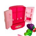 Kitchen Toys Fridge Refrigerator With Ice Dispenser Role Play Set For Kids. 