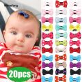 Wenefang 10/20Pcs Candy Color Baby Mini Small Bow Hair Clips Safety Hair Pins New Barrettes for Children Girls Kid Hair Accessories Wholesale. 