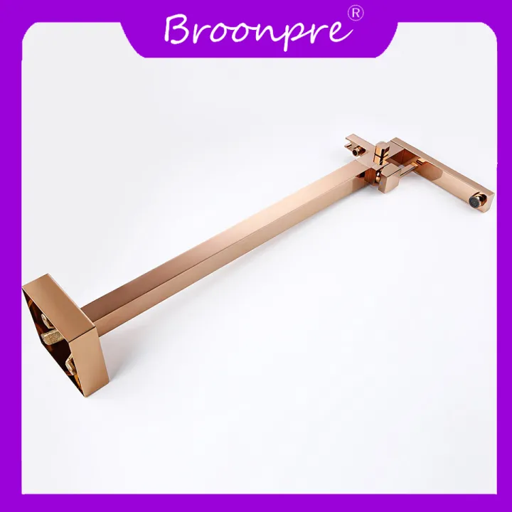 Broonpre%20Bathroom%20Freestanding%20Floor%20Mounted%20Bath%20Spout%20Faucet%20Cold/Hot%20Mixer%20Tap%20With%20Shower%20Hand%20Faucet%20Matte%20Black%20-%20Image%203
