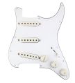 Fishman PRF-STR-WPG Fluence Loaded Pickguard-3 Single Width Pickups For Strat In White. 