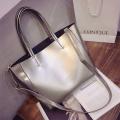 Korean Design Shiny Pu Leather Shoulder Hand Bag For Women. 