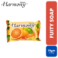 Harmony Fruity Soap Bar with Natural Orange Extract (75g) (Multipack). 