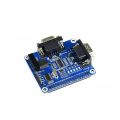 Dual-Channel Isolated RS232 Expansion Board Module SC16IS752+SP3232 Solution for Raspberry Pi. 
