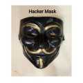 Hacker face Masks in Black Colour. 