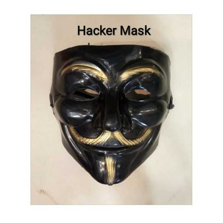 Hacker face Masks in Black Colour