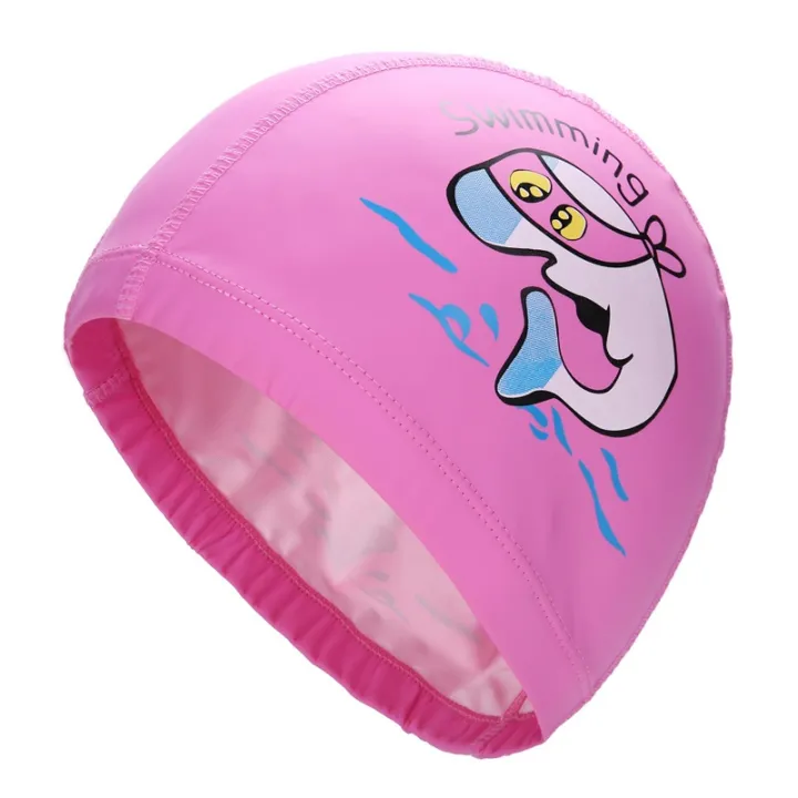 swimming%20pool%20girl%20boy%20long%20hair%20ears%20cartoon%20fabric%20PU%20waterproof%20kids%20swimming%20cap%20cute%20animal%20dolphin%20protection%20hat%20hat%20-%20Image%207