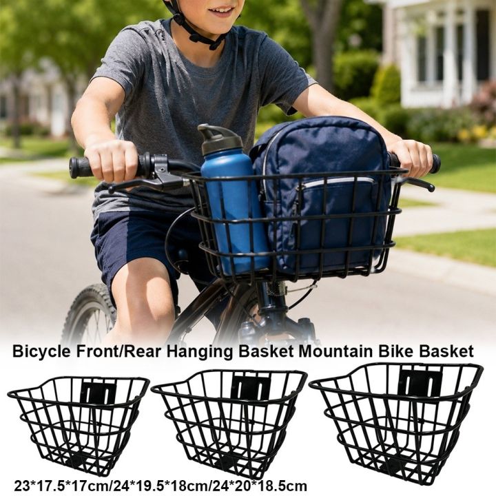 New%20Easy%20To%20Install%20Bicycle%20Rear%20Basket%20Metal%20Fixed%20Durable%20Bike%20Rear%20Basket%20Adjustable%20Black%20Backpack%20Storage%20Children's%20Folding%20Bike%20Accessories%20-%20Image%207