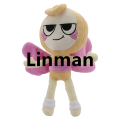 Dandy’s World Plush Shrimpo and Glisten Plush Toy Movie Stuffed Animals Cute Anime Pebble Dog Doll Toys for Kids Birthday Gift. 