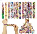 S_way 10pcs Disney Princess Bracelets Wristband Rapunzel Theme Snap Bracelets Party Favors for Girls Kids Baby Shower Supplies. 