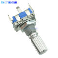 1 Set EC11 Rotary Encoder Code Switch Digital Potentiometer 360 Degree with Knob 7 Pins Shaft Dia. 6mm*20mm for Arduino. 