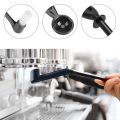 NAMUNY 6Pcs Long Handled Wooden Spoons Mixing Spoon Wood Tableware & 4Pcs Coffee Machine Cleaning Set Coffee Grinder Brush. 