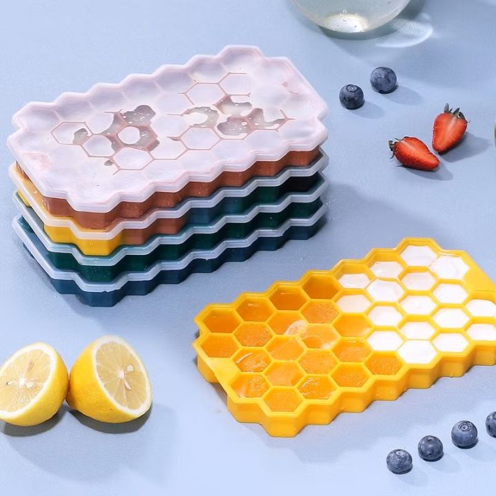 Silicone%20Ice%20Mold%20Premium%20Ice%20Cube%20Moulds%20Maker%2037%20Cavity%20Silicon%20Ice%20Tray%20For%20Freezer%20Ice%20Cube%20Trays%20with%20Lid%20(Multicolor)%20-%20Image%203