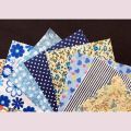 2X DIY Quilting Patch 60Pcs 10cmx10cm Charm Pack Cotton Fabric Patchwork Bundle Fabrics Cloth Sewing. 