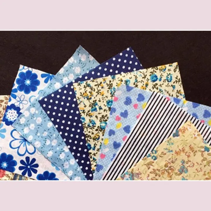2X%20DIY%20Quilting%20Patch%2060Pcs%2010cmx10cm%20Charm%20Pack%20Cotton%20Fabric%20Patchwork%20Bundle%20Fabrics%20Cloth%20Sewing%20-%20Image%203