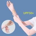 Sun Protection Long Sleeve Women's Gloves Cycling Sleeve Non-slip Summer Arm Cover Quick-drying Sweat-absorbent Ice Silk Arm Sleeve Riding. 